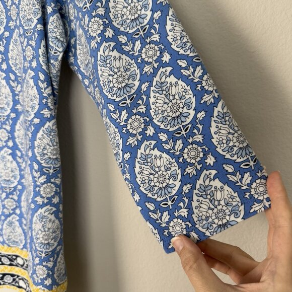 Talbots Printed 3/4‎ Sleeve Knit Tee Womens Size X Colorful Resortwear Summer - Picture 2 of 6